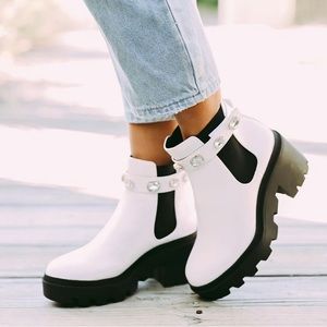 Jewel booties from These Three Boutique